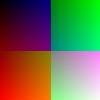 Picture of a color Four Way Square