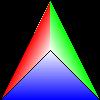 Picture of an RGB Triangle