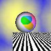 Picture of  Ray-Traced Spheres