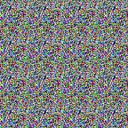 Picture of 2D turbulence, scale = 1, divisor = 1