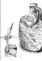 drawing of the 2009 onion with jug