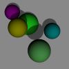 ray-traced spheres