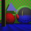 ray-traced spheres