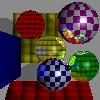 Picture of  Ray-Traced Spheres